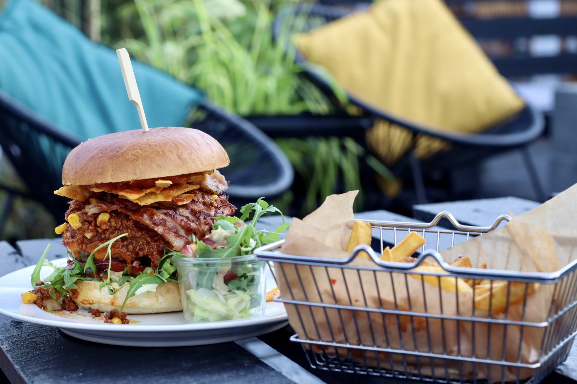 Green BBQ Burger