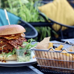 Green BBQ Burger
